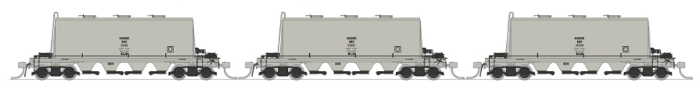 Sds HO Arx Cement As Built HOpper Wagon Pack A (3) SDS Models TRAINS - HO/OO SCALE