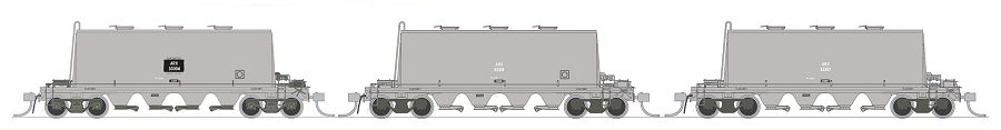 Sds HO Arx Cement Grime HOpper Wagon Pack A (3) SDS Models TRAINS - HO/OO SCALE