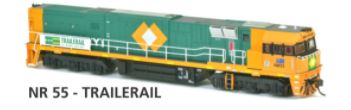Sds HO Nr Class Locomotive Nr 55 Trailerail DCC/Sound SDS Models TRAINS - HO/OO SCALE