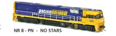 Sds HO Nr Class Locomotive Nr 8 Pacific National No Stars DCC/Sound SDS Models TRAINS - HO/OO SCALE