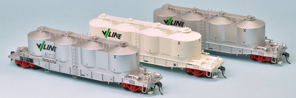 SDS Victorian Railways VPFX Vline Bulk Flour Wagons Pack B (3) SDS Models TRAINS - HO/OO SCALE