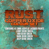 SMS SET27 Rust Copper Oxide Colour Set Scale Modellers Supply PAINT, BRUSHES & SUPPLIES