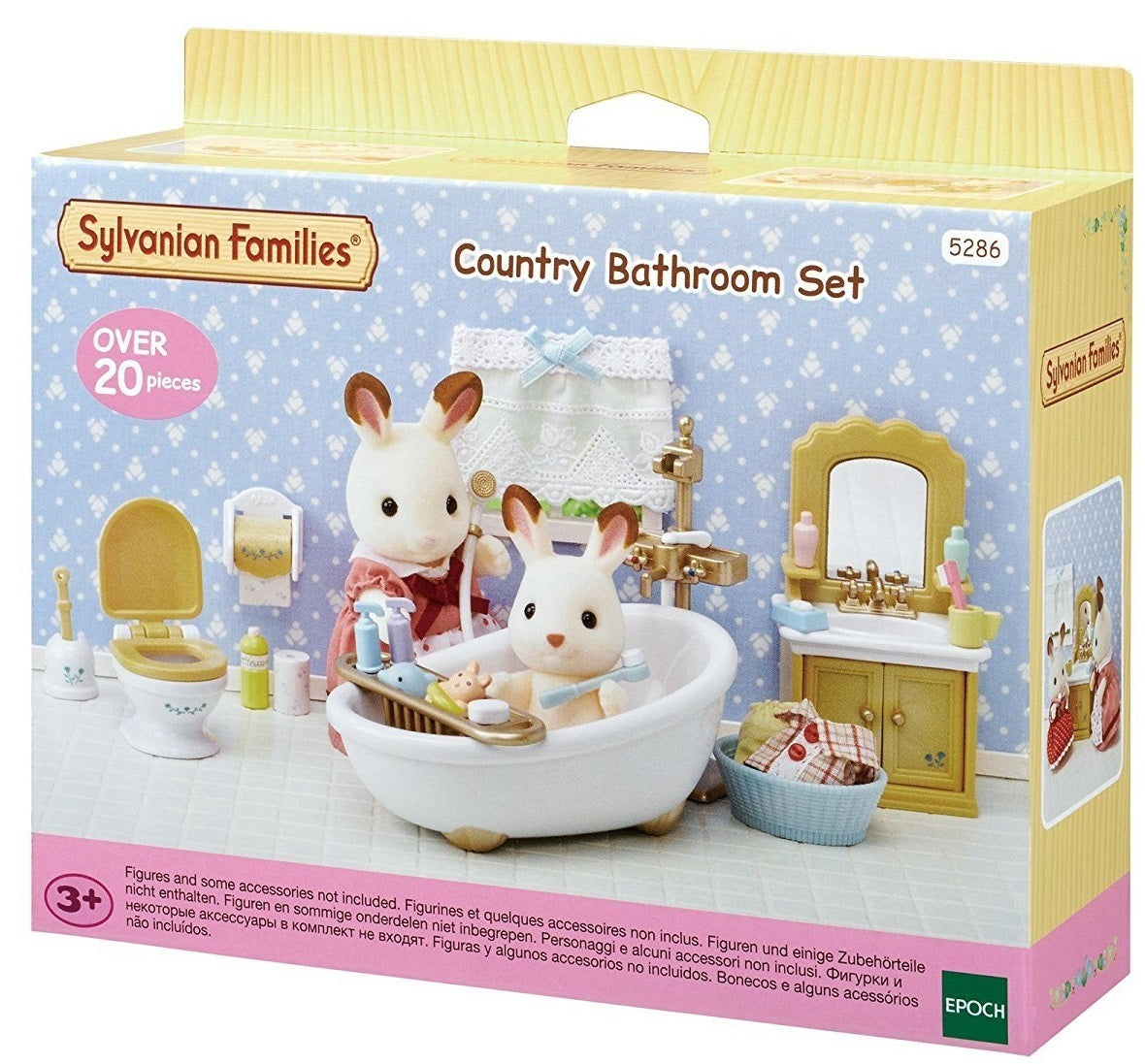 Sylvanian Families 5286 Country Bathroom Set - Hobbytech Toys
