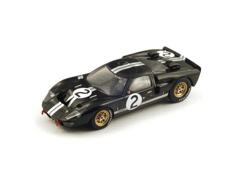 Shelby Collectibles 1/18 1966 Ford GT40 MKII No 2 Black Lemans Winner Shelby Collectibles DIE-CAST MODELS