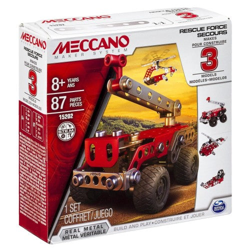 Meccano 3 Model Set - Fire Engine - Hobbytech Toys