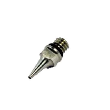 Sparmax 884076 Nozzle for 0.3 mm Max-3 airbrush, a metallic precision component for professional airbrushing.