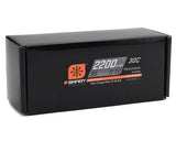 Sleek black Spektrum 2200mAh 3S 11.1V 30C Smart LiPo Battery with IC3 Connector, featuring advanced technology for reliable power.