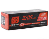 High-capacity 3200mAh 6S 22.2V 100C Smart LiPo battery with IC5 connector, designed for high-performance RC applications.