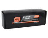Powerful 5000mAh 4S 14.8V LiPo battery in sturdy black casing with Smart IC5 connector for high-performance RC applications.