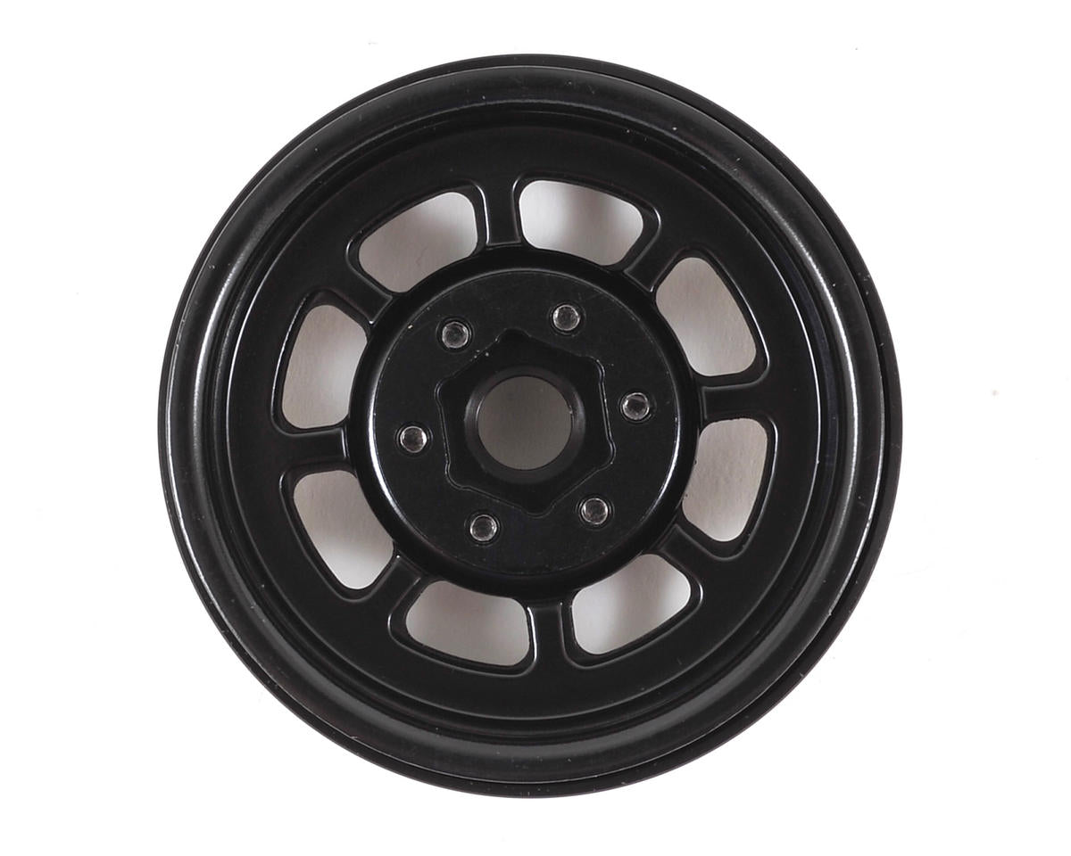 SSD RC Trail 1.9 Steel Beadlock Crawler Wheels (Black) (2) - Hobbytech Toys