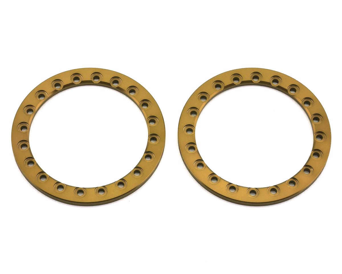 SSD RC 1.9” Aluminum Beadlock Rings (Gold) (2) - Hobbytech Toys