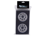SSD RC 2.2inch Bouncer PL Beadlock Wheels (Silver) SSD RC RC CARS - PARTS