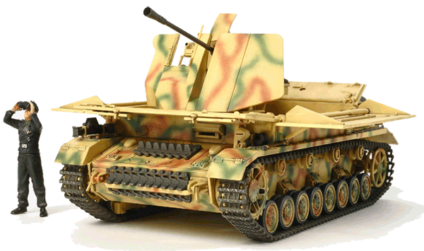 Tamiya 1/48 Mobelwagen German Flakpanzer Iv Tamiya PLASTIC MODELS