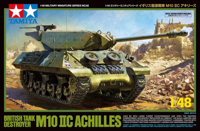 Tamiya 1/48 British Tank Destroyer M10 Iic Achilles Tamiya PLASTIC MODELS