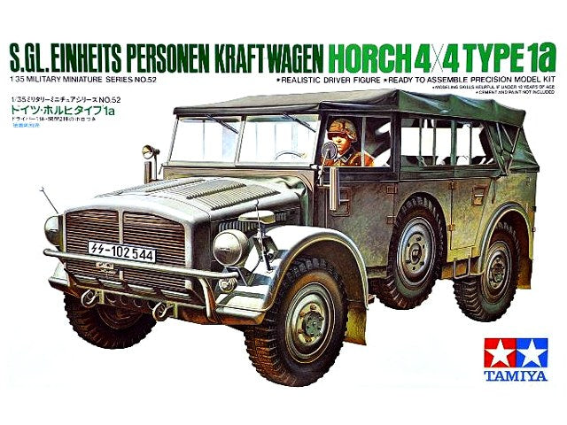 Tamiya 1/35 S.Gl Einheits Personen Kraft Wagen Horch 4X4 Type 1A Tamiya PLASTIC MODELS