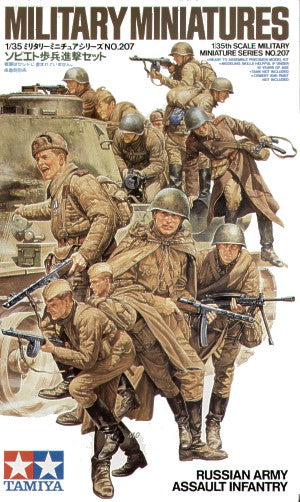 Tamiya 1/35 Russian Army Assault Infantry Military Miniatures Tamiya PLASTIC MODELS