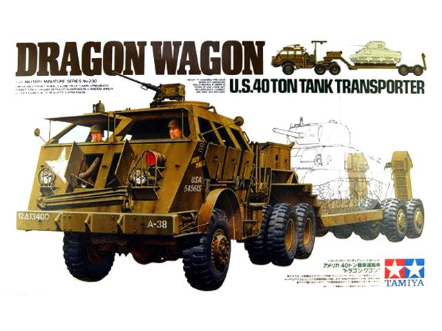 Tamiya 1/35 Us 40 Ton Tank Transporter Dragon Wagon Tamiya PLASTIC MODELS