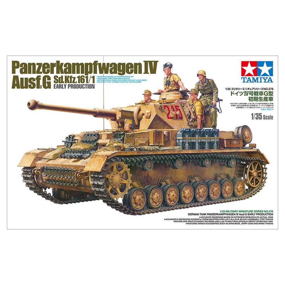 Tamiya 35378 1/35 German Tank Panzerkampfwagen IV Aust.G (Early Production) Plastic Model Kit Tamiya PLASTIC MODELS