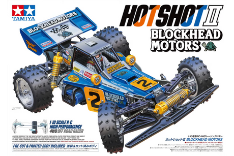 Tamiya 58710A 1/10 Hotshot II Blockhead Motors 4WD RC Kit - Hobbytech Toys