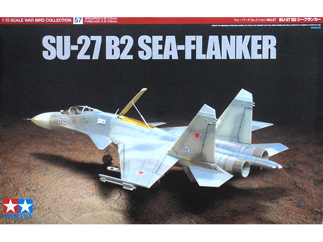 Tamiya 1/72 Su-27 B2 Sea-Flanker Tamiya PLASTIC MODELS