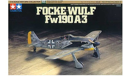 Tamiya 1/72 Focke-Wulf Fw 190A-3 Tamiya PLASTIC MODELS