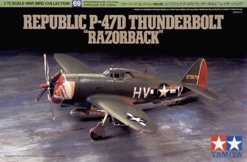 Tamiya 1/72 Republic P-47D Thunderbolt Razorback Tamiya PLASTIC MODELS