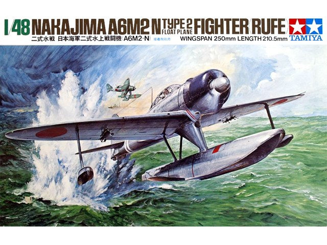 Tamiya 1/48 Nakajima A6M2-N Type 2 Fighter Rufe Tamiya PLASTIC MODELS