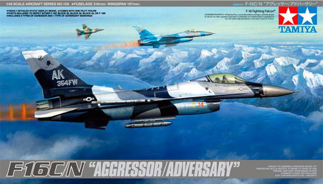 Tamiya 1/48 F16C/N Aggressor/Adversary Tamiya PLASTIC MODELS