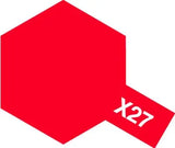 Tamiya X-27 Enamel Clear Red Tamiya PAINT, BRUSHES & SUPPLIES