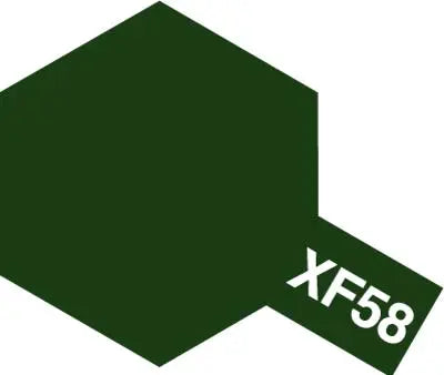 Tamiya XF-58 Acrylic Olive Green Tamiya PAINT, BRUSHES & SUPPLIES