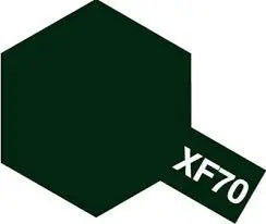 Tamiya XF-70 Acrylic Dark Green Tamiya PAINT, BRUSHES & SUPPLIES