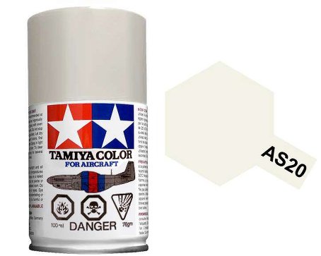 Tamiya AS-20 Insignia White Us Navy Spray Tamiya PAINT, BRUSHES & SUPPLIES
