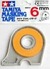 Tamiya 6mm Masking Tape In Dispenser Tamiya PAINT, BRUSHES & SUPPLIES