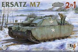 Takom 1/35 Ersatz M7 2 in 1 Plastic Model Kit [8007] - Hobbytech Toys