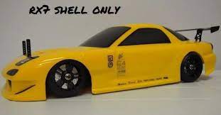 Team Magic 503321YA RX7 Pre Painted Body Shell Yellow 190mm Yellow Team Magic RC CARS - PARTS
