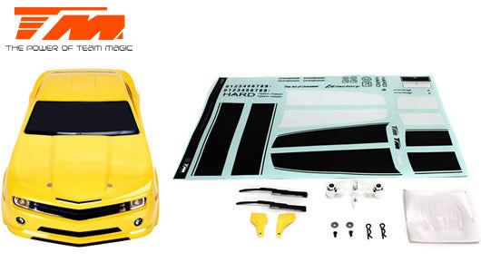 Team Magic E4d CMR Body Shell (no holes) Yellow Team Magic RC CARS - PARTS