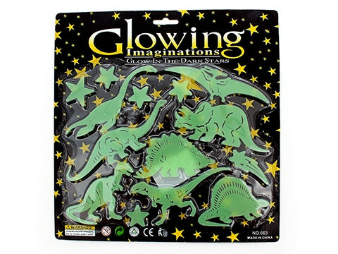 Glow In The Dark - Stars & Dinosaurs - Hobbytech Toys