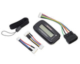Compact Traxxas iD LiPo battery voltage checker and balancer with color display and wiring harness.