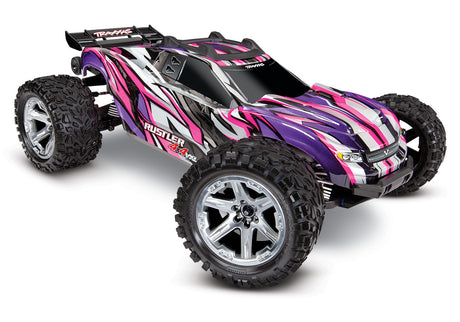 Traxxas 67076-4 Rustler 4X4 VXL Brushless RTR 1/10 4WD Stadium Truck (Pink) Traxxas RC CARS