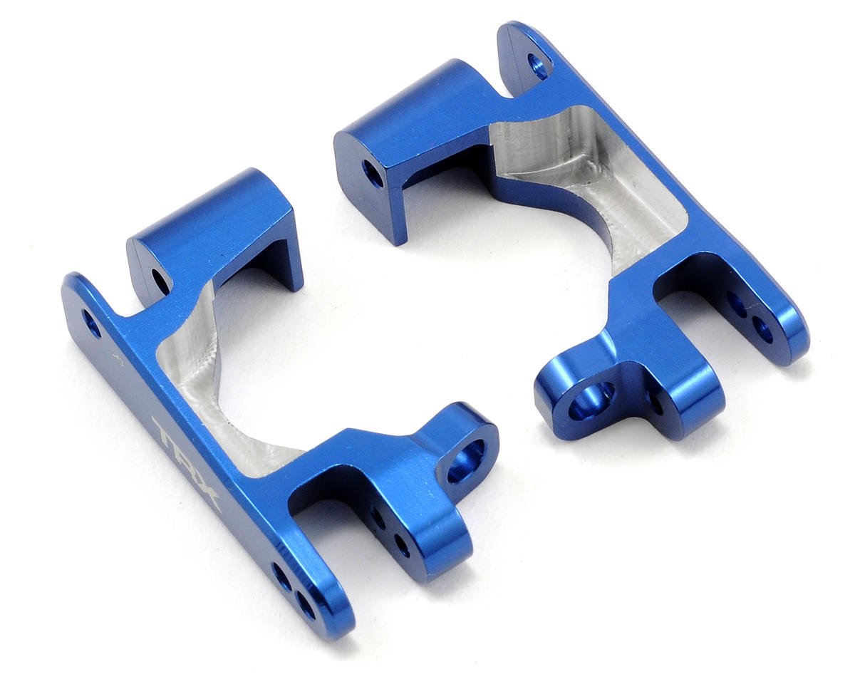 Traxxas 6832X Aluminum Caster Block Set (2) (Blue) Traxxas RC CARS - PARTS