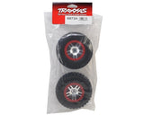 Traxxas 6873A Slash BFGoodrich Mud TA Rear Wheels & Tires Red (2) Traxxas RC CARS - PARTS