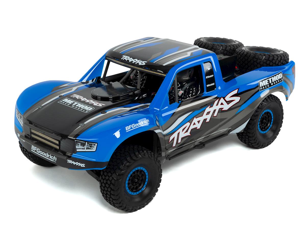 Traxxas 85086-4 Unlimited Desert Racer 1/7 4WD VXL Brushless Short Course Truck with Light Kit (Blue/Traxxas Edition) Traxxas RC CARS