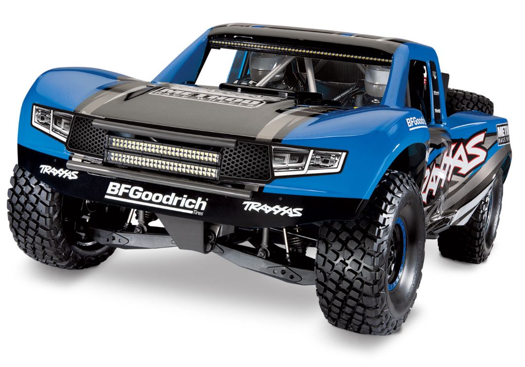 Traxxas 85086-4 Unlimited Desert Racer 1/7 4WD VXL Brushless Short Course Truck with Light Kit (Blue/Traxxas Edition) Traxxas RC CARS