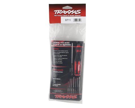 Traxxas 8711 7-Piece Metric Hex Bit Master Set w/Carrying Case (1.5mm, 2mm, 2.5mm, 3mm) Traxxas TOOLS