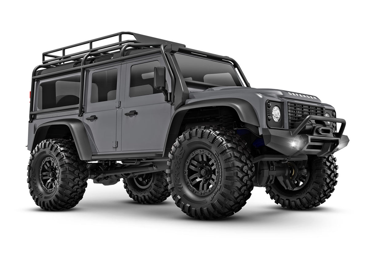 Traxxas 97054-1 TRX4M 1/18 Land Rover Defender RC Crawler - Silver - Hobbytech Toys