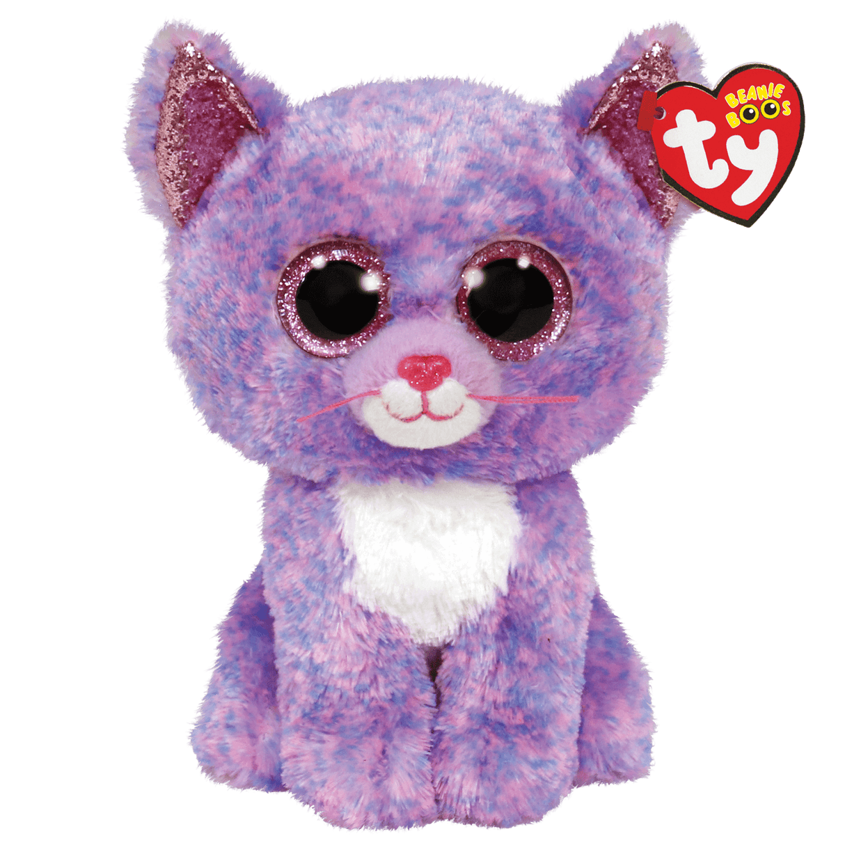 Ty Beanie Boos Cassidy - Lavender Cat Reg TY TOY SECTION