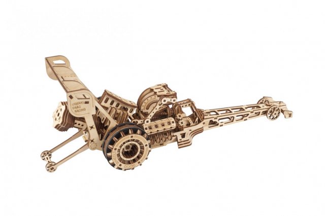 UGEARS 70174 Top Fuel Dragster Wooden Model Kit - Hobbytech Toys