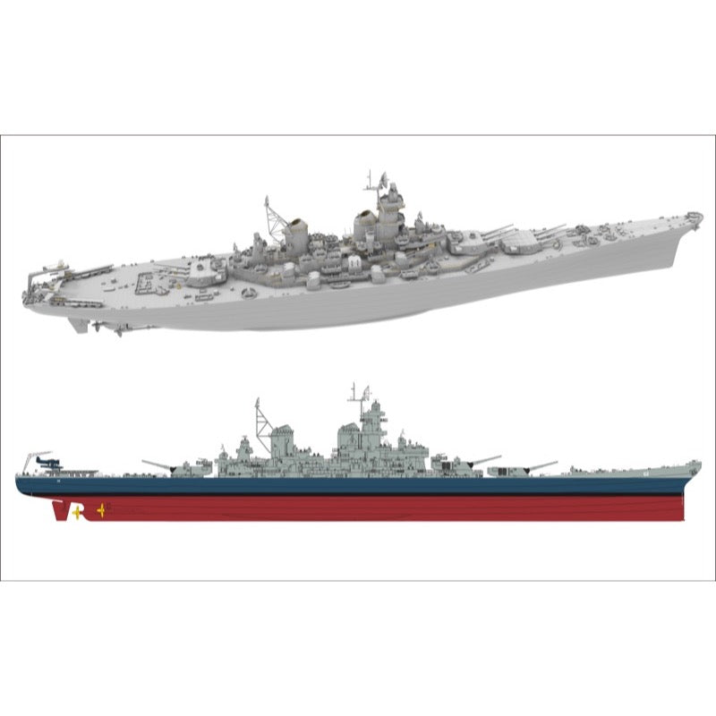 Very Fire 350911 1/350 Battleship USS New Jersey 1945 Plastic Model Kit - Hobbytech Toys