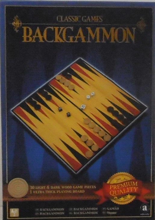 Wooden Backgammon - Classic Collection - Hobbytech Toys