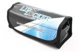 Compact Lipo safety bag for storing and charging rechargeable batteries.